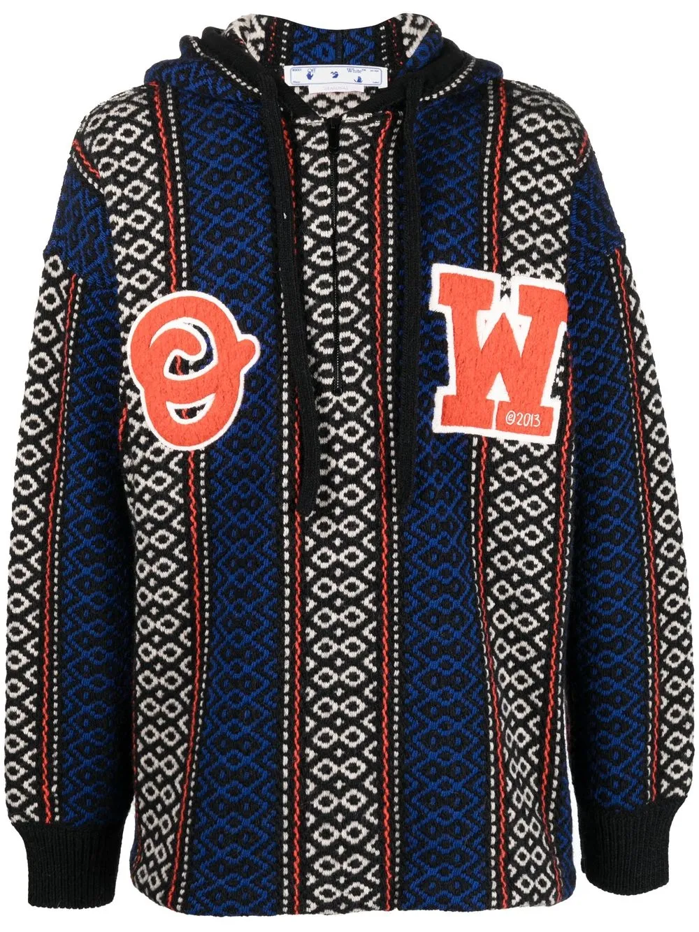 Худи с геометричным узором OFF-WHITE, черный
Худи с геометричным узором OFF-WHITE, черный