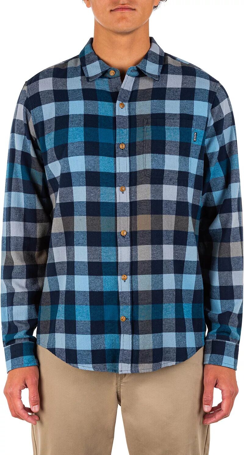 Мужская фланелевая рубашка Hurley с длинным рукавом из портлендской фланели
Мужская фланелевая рубашка Hurley с длинным рукавом из портлендской фланели