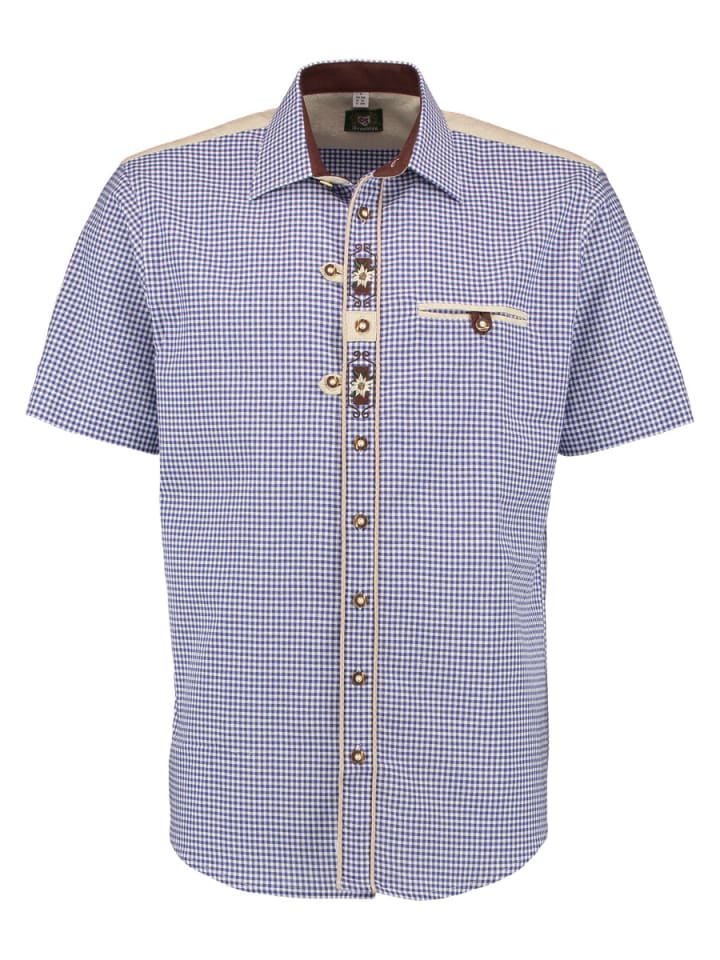 OS-Trachten Традиционная рубашка Гаджеса василькового цвета
OS-Trachten Традиционная рубашка Гаджеса василькового цвета