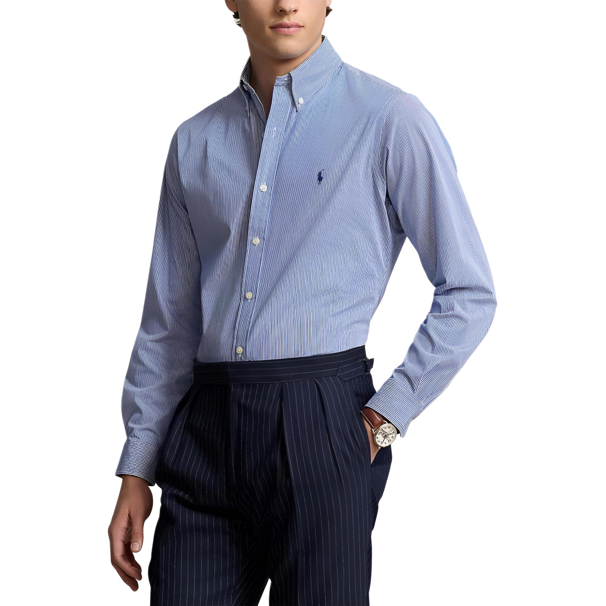 Polo Ralph Lauren Мужская синяя рубашка
Polo Ralph Lauren Мужская синяя рубашка