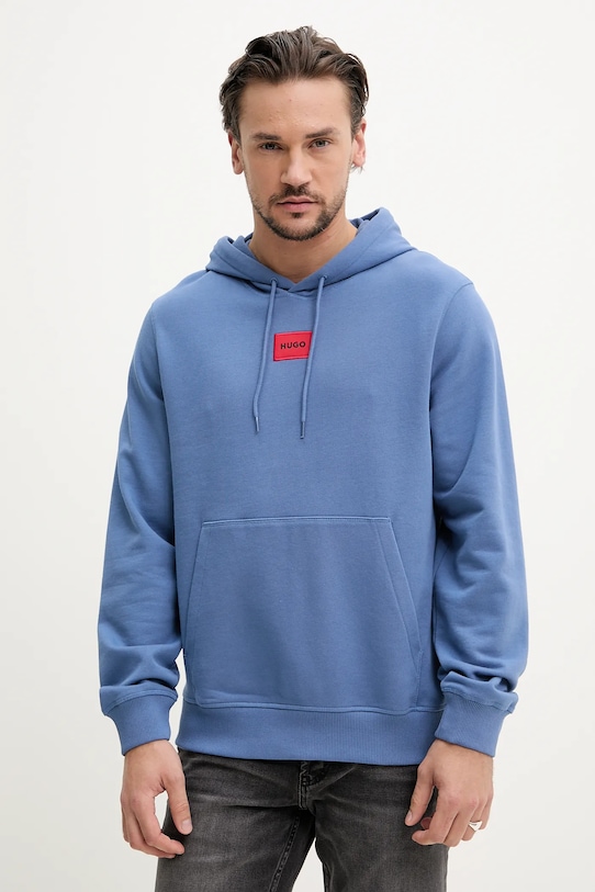 Хлопковая толстовка Hugo, синий
Хлопковая толстовка Hugo, синий