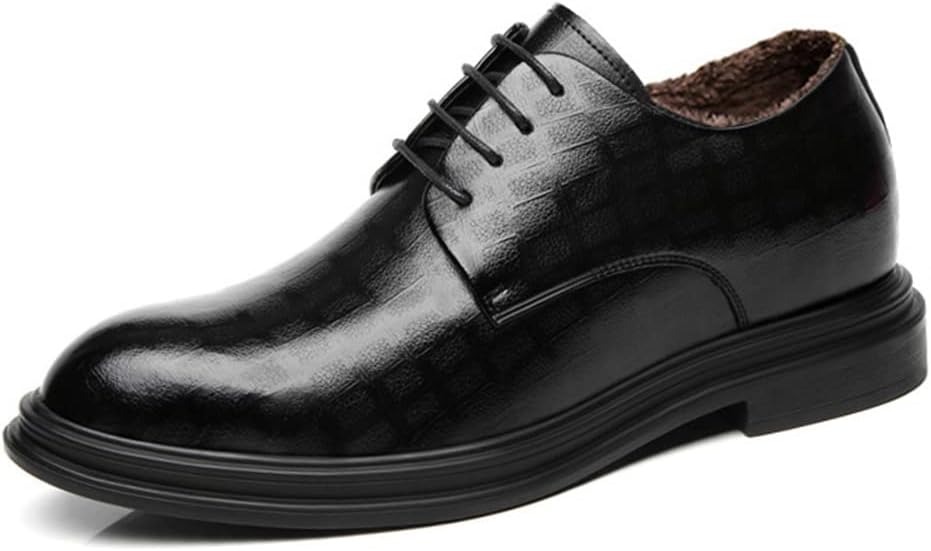 Мужские туфли-лифты YGCEEIA, вырезанные из кожи, с шнуровкой, увеличивающие рост, для делового и формального стиля, 6cm(2.36inchs) Warm
Мужские туфли-лифты YGCEEIA, вырезанные из кожи, с шнуровкой, увеличивающие рост, для делового и формального стиля, 6cm(2.36inchs) Warm