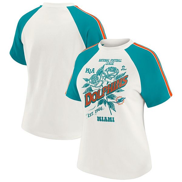 Женская белая футболка raglan miami dolphins с рукавами в полоску и эффектом потертости Wear By Erin Andrews, Белый, Женская белая футболка raglan miami dolphins с рукавами в полоску и эффектом потертости Wear By Erin Andrews
Женская белая футболка raglan miami dolphins с рукавами в полоску и эффектом потертости Wear By Erin Andrews, Белый, Женская белая футболка raglan miami dolphins с рукавами в полоску и эффектом потертости Wear By Erin Andrews