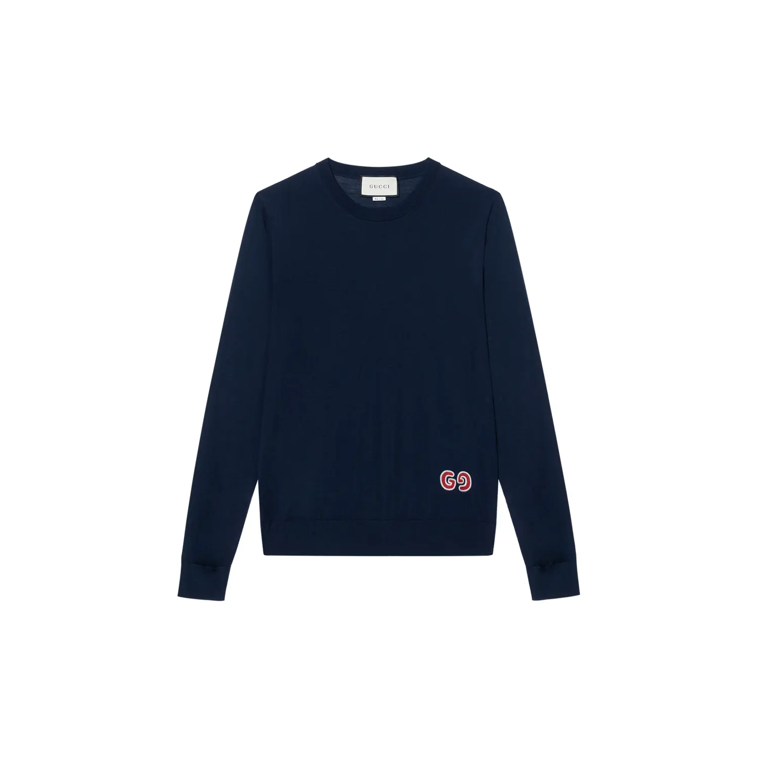 Джемпер с вышивкой gg GUCCI, синий
Джемпер с вышивкой gg GUCCI, синий