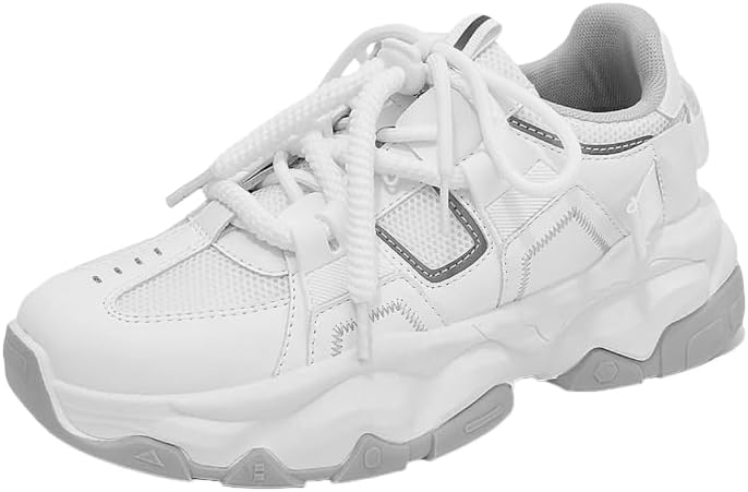 Мужские массивные кроссовки, модные кроссовки для мужчин, комфортные кожаные повседневные туфли на шнуровке с платформой Hhhchpm, белый
Мужские массивные кроссовки, модные кроссовки для мужчин, комфортные кожаные повседневные туфли на шнуровке с платформой Hhhchpm, белый