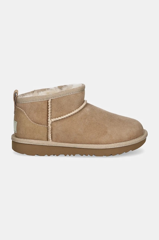 Детские замшевые зимние ботинки Kids Classic Ultra Mini Ugg, бежевый
Детские замшевые зимние ботинки Kids Classic Ultra Mini Ugg, бежевый