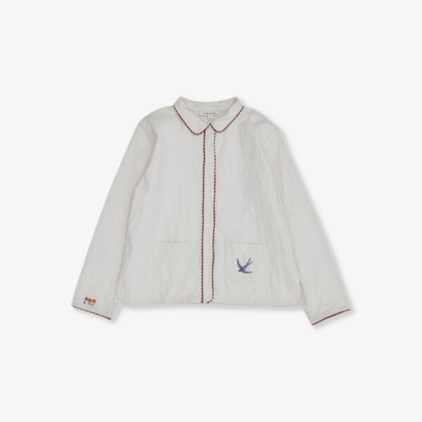 Хлопковая рубашка с длинными рукавами и вышивкой «Стрекоза» для детей 3–12 лет Caramel, белый
Хлопковая рубашка с длинными рукавами и вышивкой «Стрекоза» для детей 3–12 лет Caramel, белый