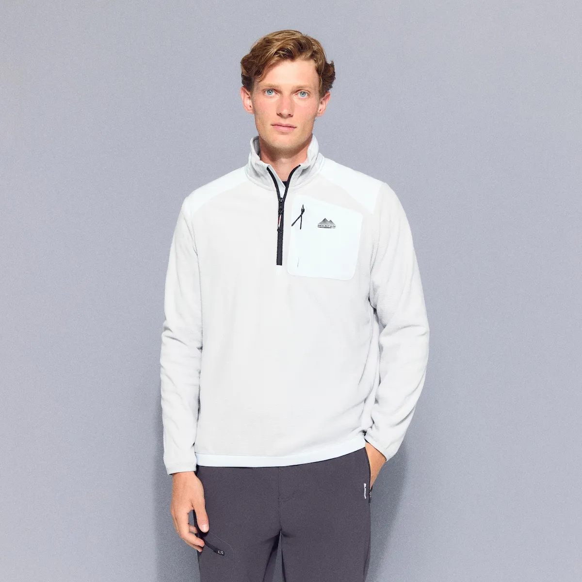 Мужской полуприцепной микрополярный свитер Mountain Pro Mountain PRO, бледно-голубой
Мужской полуприцепной микрополярный свитер Mountain Pro Mountain PRO, бледно-голубой