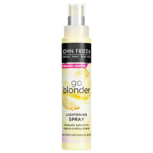 Осветляющий спрей для светлых волос, 100 мл John Frieda Sheer blonde
Осветляющий спрей для светлых волос, 100 мл John Frieda Sheer blonde