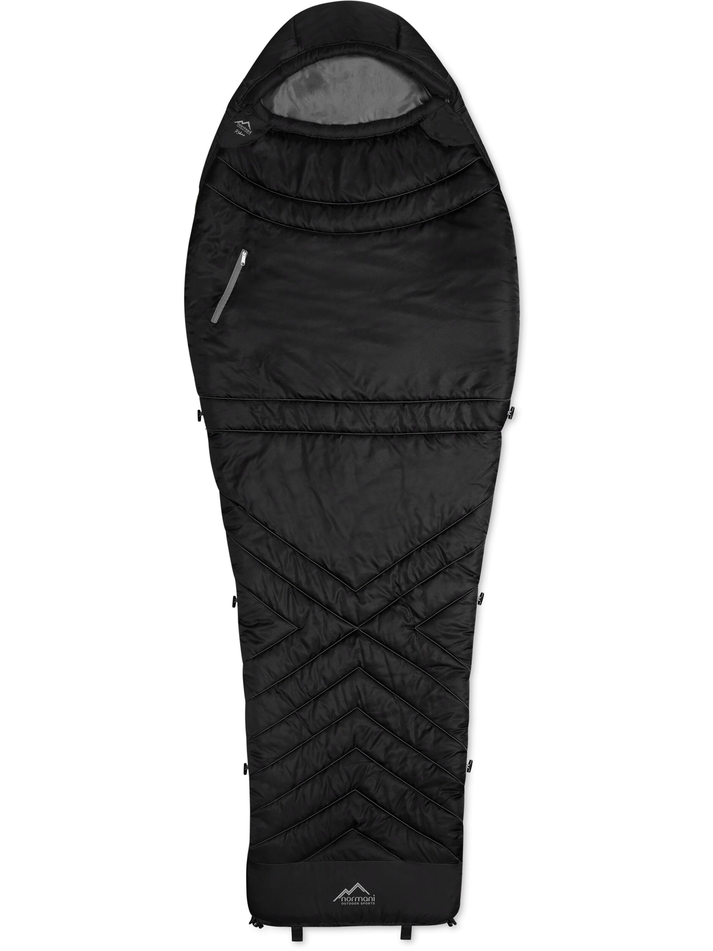 Normani Спальный мешок 'Kehno' в черном цвете
Normani Спальный мешок 'Kehno' в черном цвете