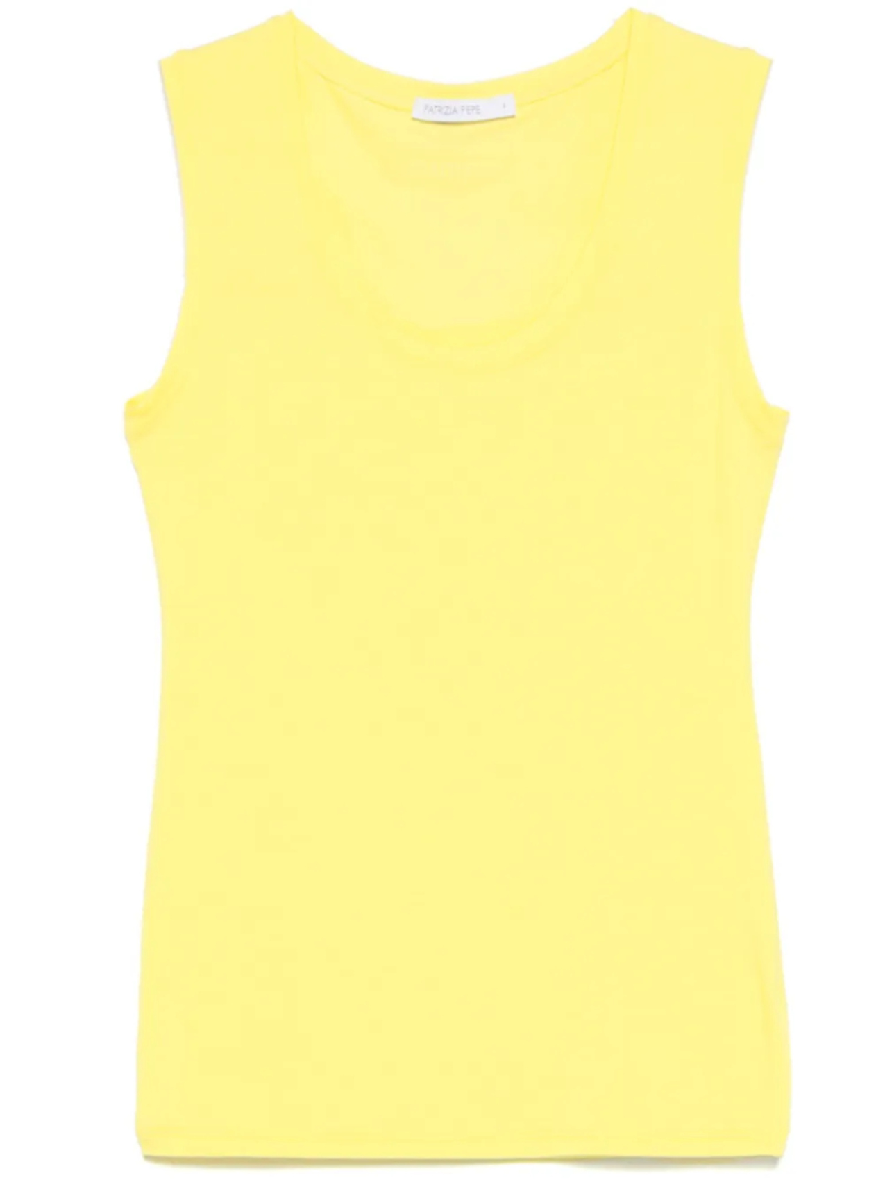 Patrizia Pepe топ с логотипом, желтый 
Patrizia Pepe топ с логотипом, желтый