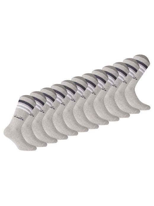Носки упаковка 12 шт. Diadora, серый 
Носки упаковка 12 шт. Diadora, серый