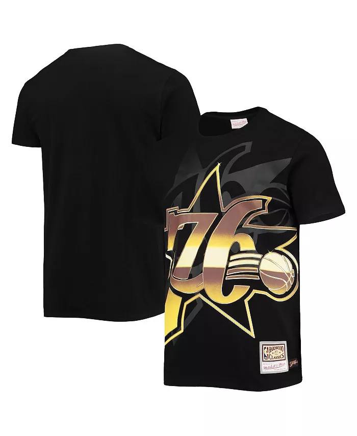 Мужская черная футболка Philadelphia 76ers Big and Tall Hardwood Classics Big Face 4.0 Mitchell & Ness
Мужская черная футболка Philadelphia 76ers Big and Tall Hardwood Classics Big Face 4.0 Mitchell & Ness