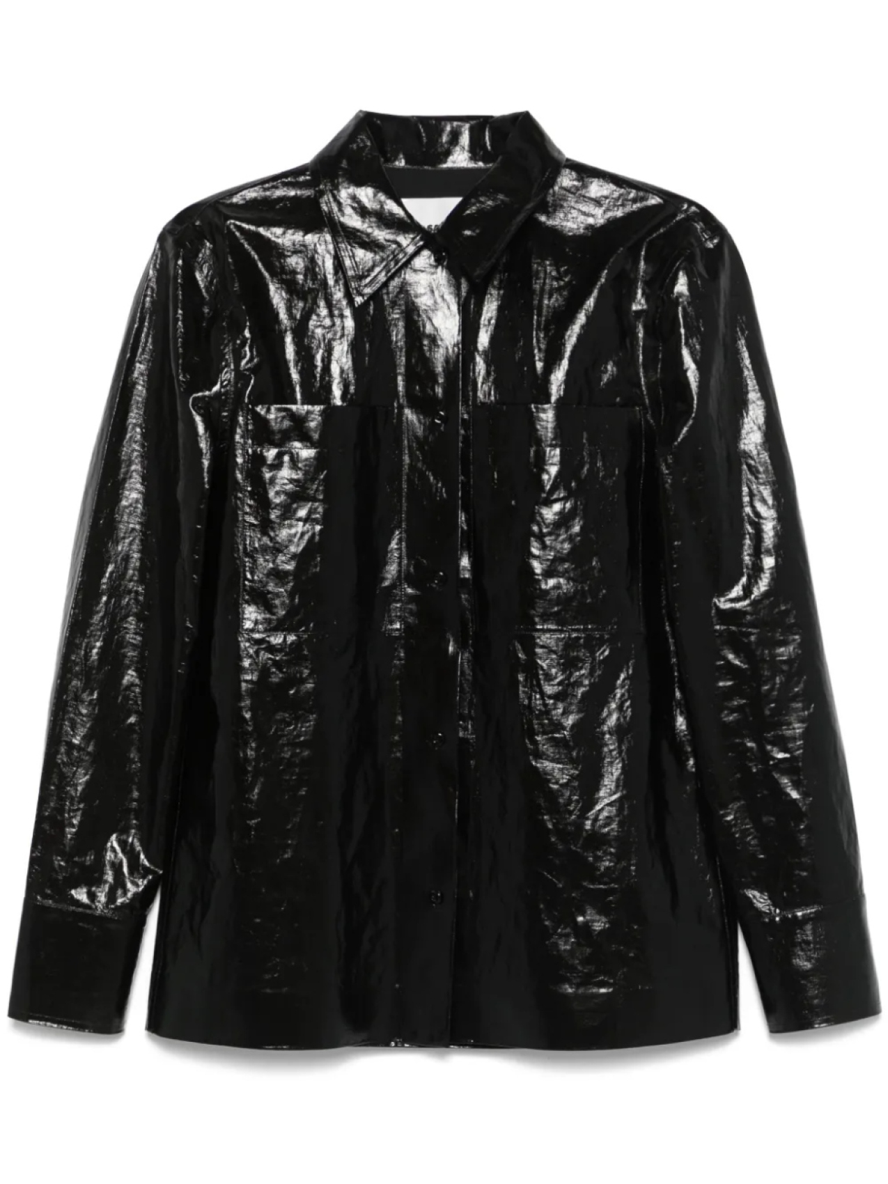 Jil Sander льняная рубашка, черный 
Jil Sander льняная рубашка, черный