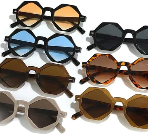 Ретро-солнцезащитные очки Polygon для женщин, модные градиентные очки с защитой от УФ-излучения UV400, мужские солнцезащитные очки с заклепками MTZJH, Khaki Tea
Ретро-солнцезащитные очки Polygon для женщин, модные градиентные очки с защитой от УФ-излучения UV400, мужские солнцезащитные очки с заклепками MTZJH, Khaki Tea