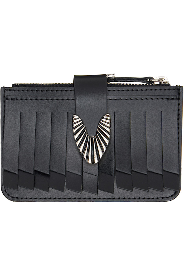 Маленький кошелек с бахромой Toga Virilis, черный
Маленький кошелек с бахромой Toga Virilis, черный