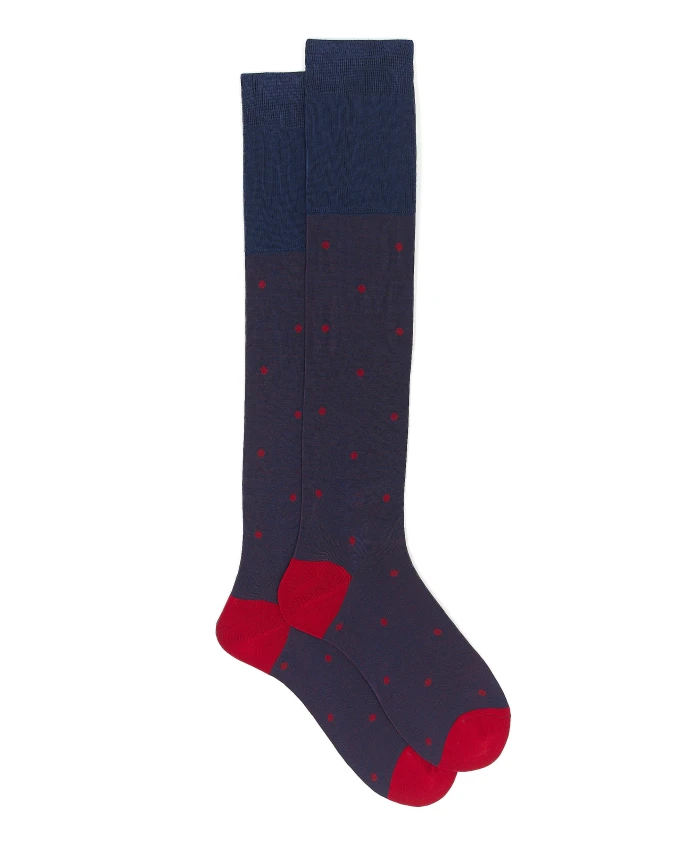 Длинные хлопковые носки в горошек Gallo, мультиколор
Длинные хлопковые носки в горошек Gallo, мультиколор