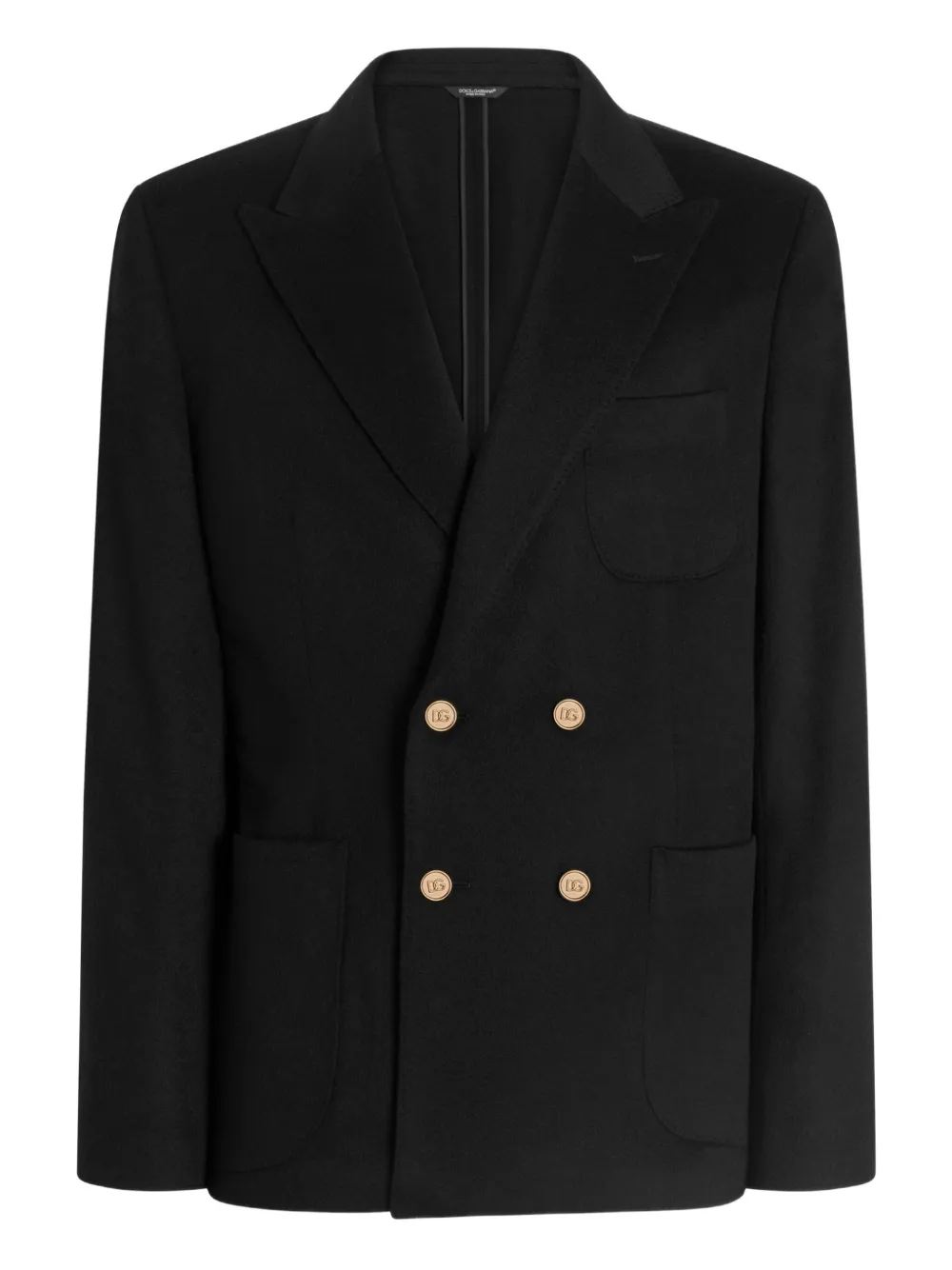 Двубортный пиджак с карманами Dolce & Gabbana, черный
Двубортный пиджак с карманами Dolce & Gabbana, черный