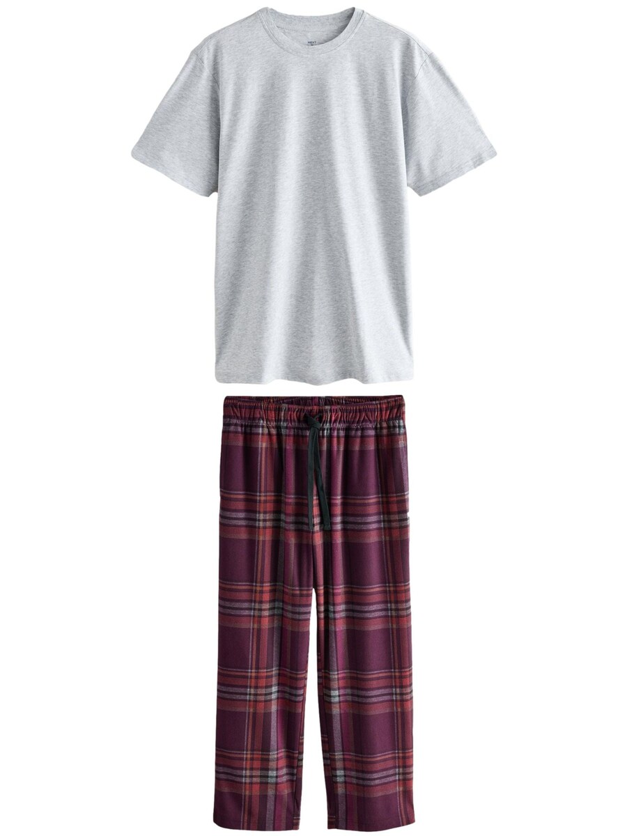 Длинная пижама Next, серый/темно-красный
Длинная пижама Next, серый/темно-красный
