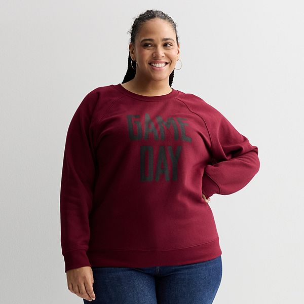 Флисовая толстовка с принтом Plus size Sonoma Goods For Life, Maroon Game Graphic
Флисовая толстовка с принтом Plus size Sonoma Goods For Life, Maroon Game Graphic
