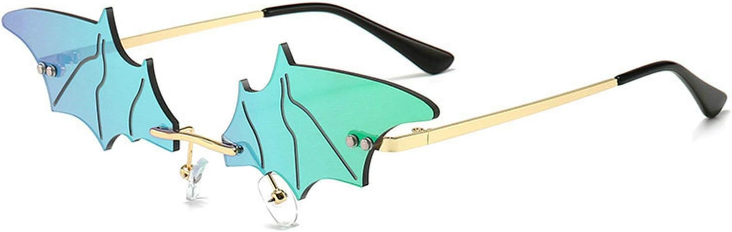 COTIA/2020 Маленькие женские солнцезащитные очки «кошачий глаз», новые безободковые панк-солнцезащитные очки в форме летучей мыши, уникальные мужские очки UV400, Green Film
COTIA/2020 Маленькие женские солнцезащитные очки «кошачий глаз», новые безободковые панк-солнцезащитные очки в форме летучей мыши, уникальные мужские очки UV400, Green Film