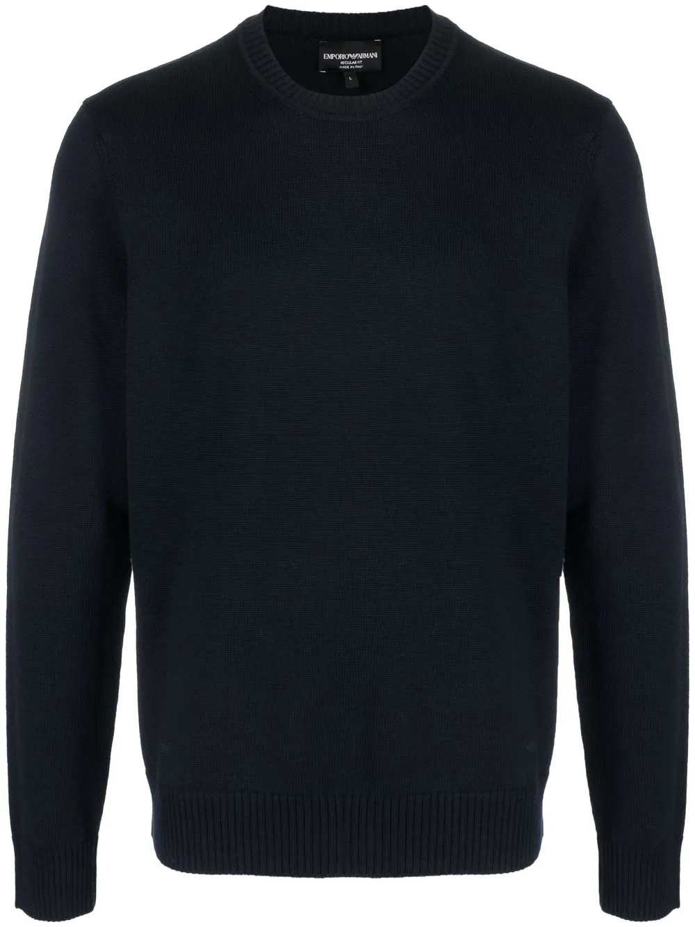 Шерстяной джемпер с круглым вырезом EMPORIO ARMANI, синий
Шерстяной джемпер с круглым вырезом EMPORIO ARMANI, синий