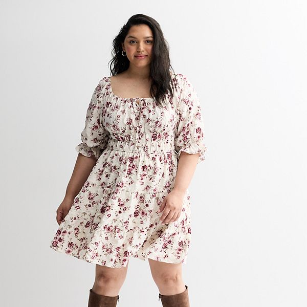 Платье-трапеция с коротким рукавом для подростков plus size Liberty Love, Ivory Pink Floral
Платье-трапеция с коротким рукавом для подростков plus size Liberty Love, Ivory Pink Floral