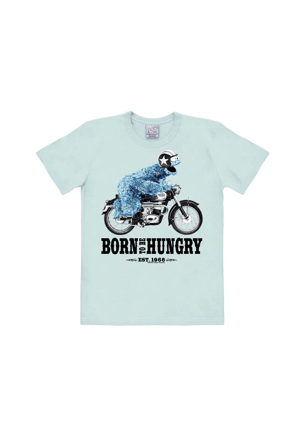 Футболка Easyfit Cookie Monster — Born To Be Hungry LOGOSHIRT, цвет Chalk Blue
Футболка Easyfit Cookie Monster — Born To Be Hungry LOGOSHIRT, цвет Chalk Blue