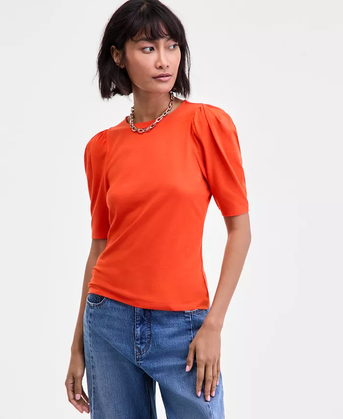 Женская футболка с объемными плечами On 34th, оранжевый
Женская футболка с объемными плечами On 34th, оранжевый