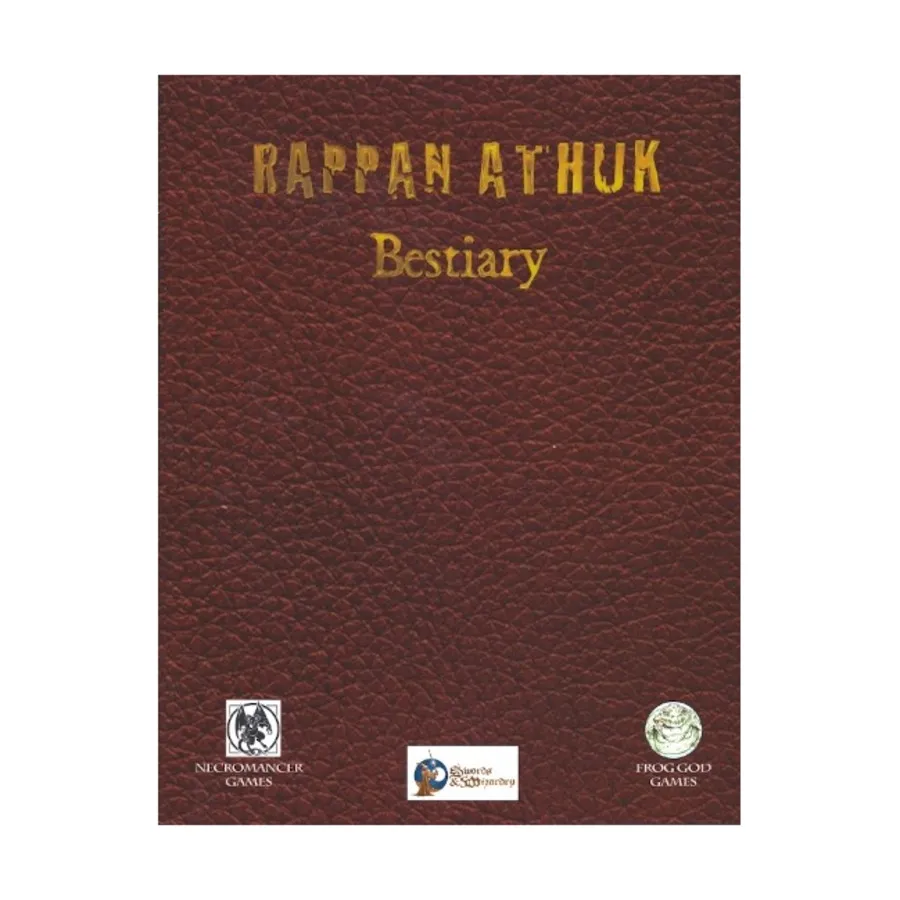 Bestiary (w/PDF) (Swords & Wizardry), Rappan Athuk (Swords & Wizardry), мягкая обложка 
Bestiary (w/PDF) (Swords & Wizardry), Rappan Athuk (Swords & Wizardry), мягкая обложка
