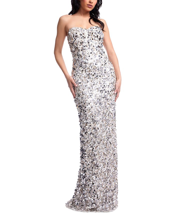 Платье-милашка Vada с пайетками Dress the Population, серебряный
Платье-милашка Vada с пайетками Dress the Population, серебряный