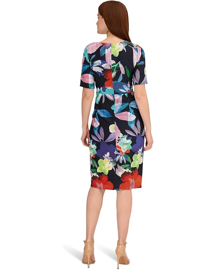 Платье Adrianna Papell Printed Stretch Crepe Chiffon Short Sleeve Side Wrap Dress, цвет Dark Navy Multi
Платье Adrianna Papell Printed Stretch Crepe Chiffon Short Sleeve Side Wrap Dress, цвет Dark Navy Multi