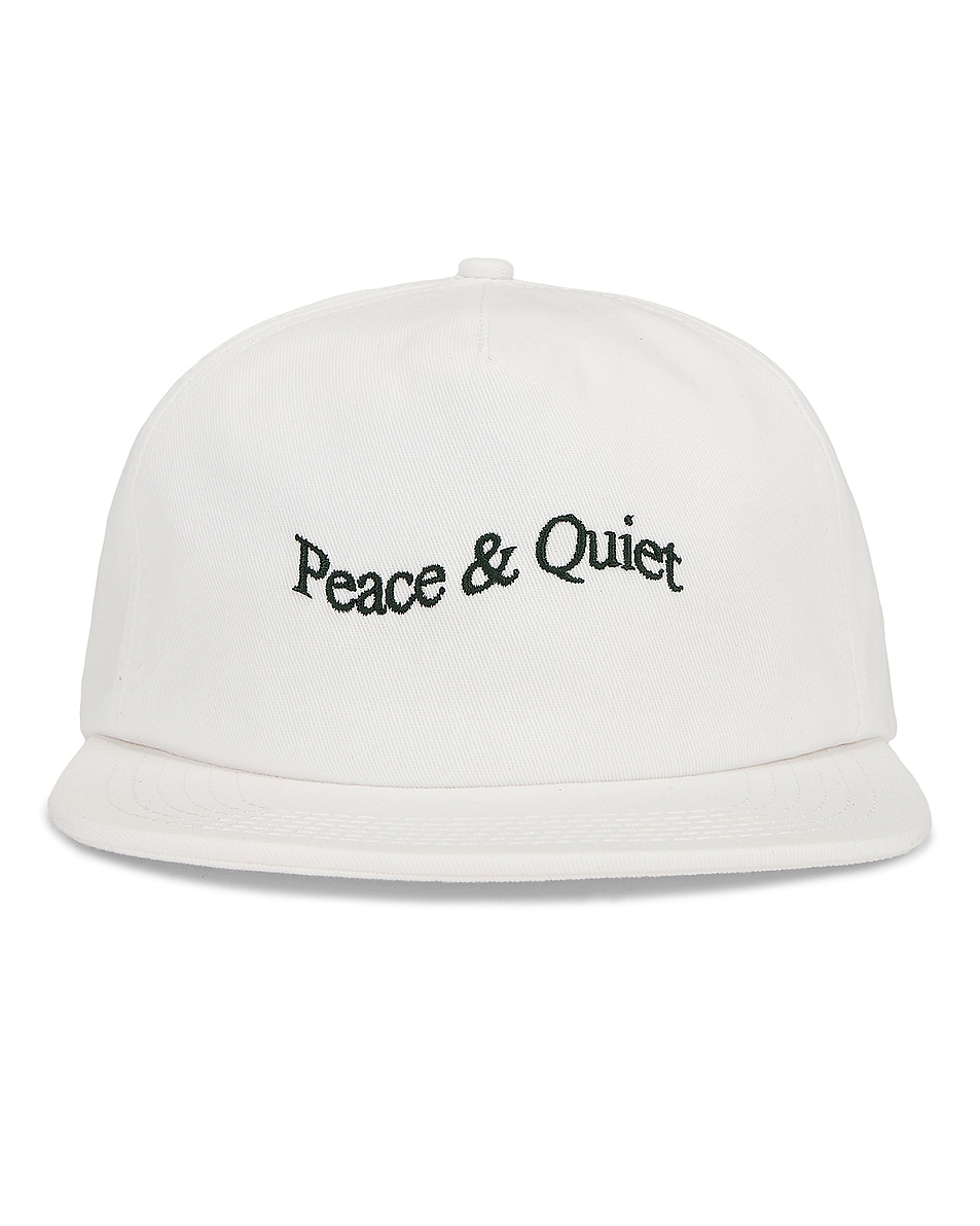 5-панельная кепка с логотипом Wordmark Museum Of Peace And Quiet, White
5-панельная кепка с логотипом Wordmark Museum Of Peace And Quiet, White