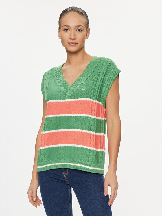 Свитер обычного кроя Tommy Jeans, зеленый
Свитер обычного кроя Tommy Jeans, зеленый