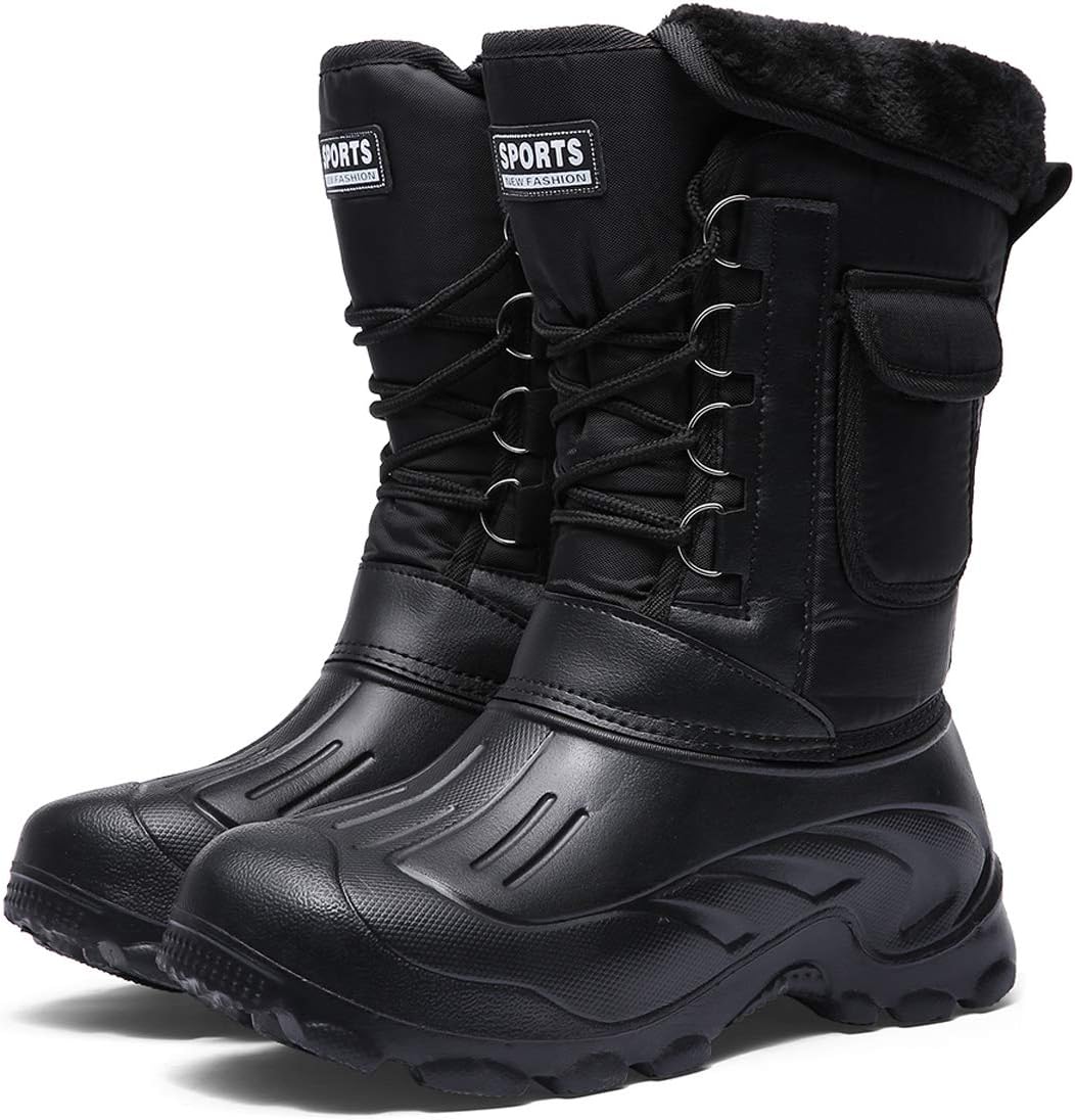 Мужские зимние ботинки ILINXUAN для снега с хлопком, для походов на улице, высокие водонепроницаемые и плюшевые теплые многофункциональные снежные ботинки, черный
Мужские зимние ботинки ILINXUAN для снега с хлопком, для походов на улице, высокие водонепроницаемые и плюшевые теплые многофункциональные снежные ботинки, черный