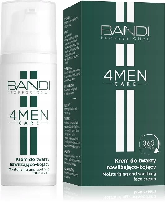 BANDI 4MEN CARE Увлажняющий и успокаивающий крем для лица 50 мл
BANDI 4MEN CARE Увлажняющий и успокаивающий крем для лица 50 мл