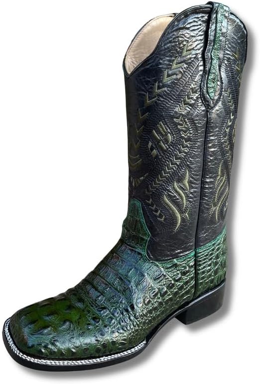 Мужские ковбойские сапоги GadwallAR с экзотическим узором, кожаные, серии Alex с рисунком под змею, каймана и страуса, с квадратным носком, слипон, оливковый
Мужские ковбойские сапоги GadwallAR с экзотическим узором, кожаные, серии Alex с рисунком под змею, каймана и страуса, с квадратным носком, слипон, оливковый