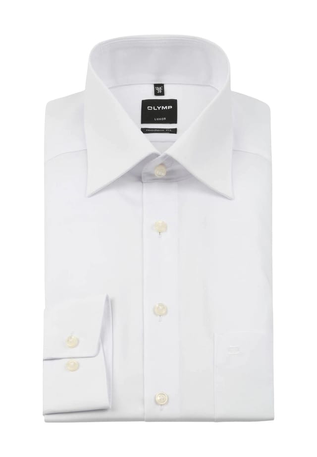 Рубашка с воротником Кент однотонная Olymp, белый
Рубашка с воротником Кент однотонная Olymp, белый