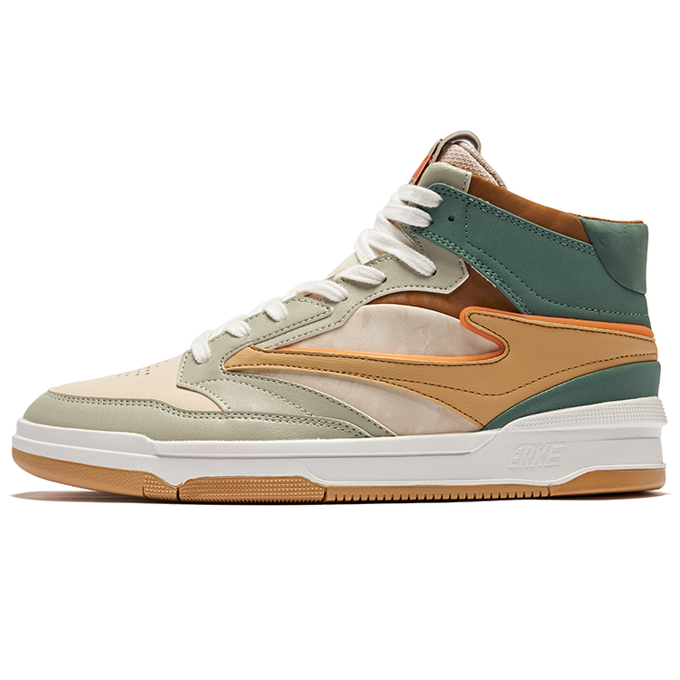 Erke Мужские износостойкие нескользящие высокие кроссовки для скейтбординга Single 3.0, цвет: чайно-коричневый, морозно-зеленый
Erke Мужские износостойкие нескользящие высокие кроссовки для скейтбординга Single 3.0, цвет: чайно-коричневый, морозно-зеленый