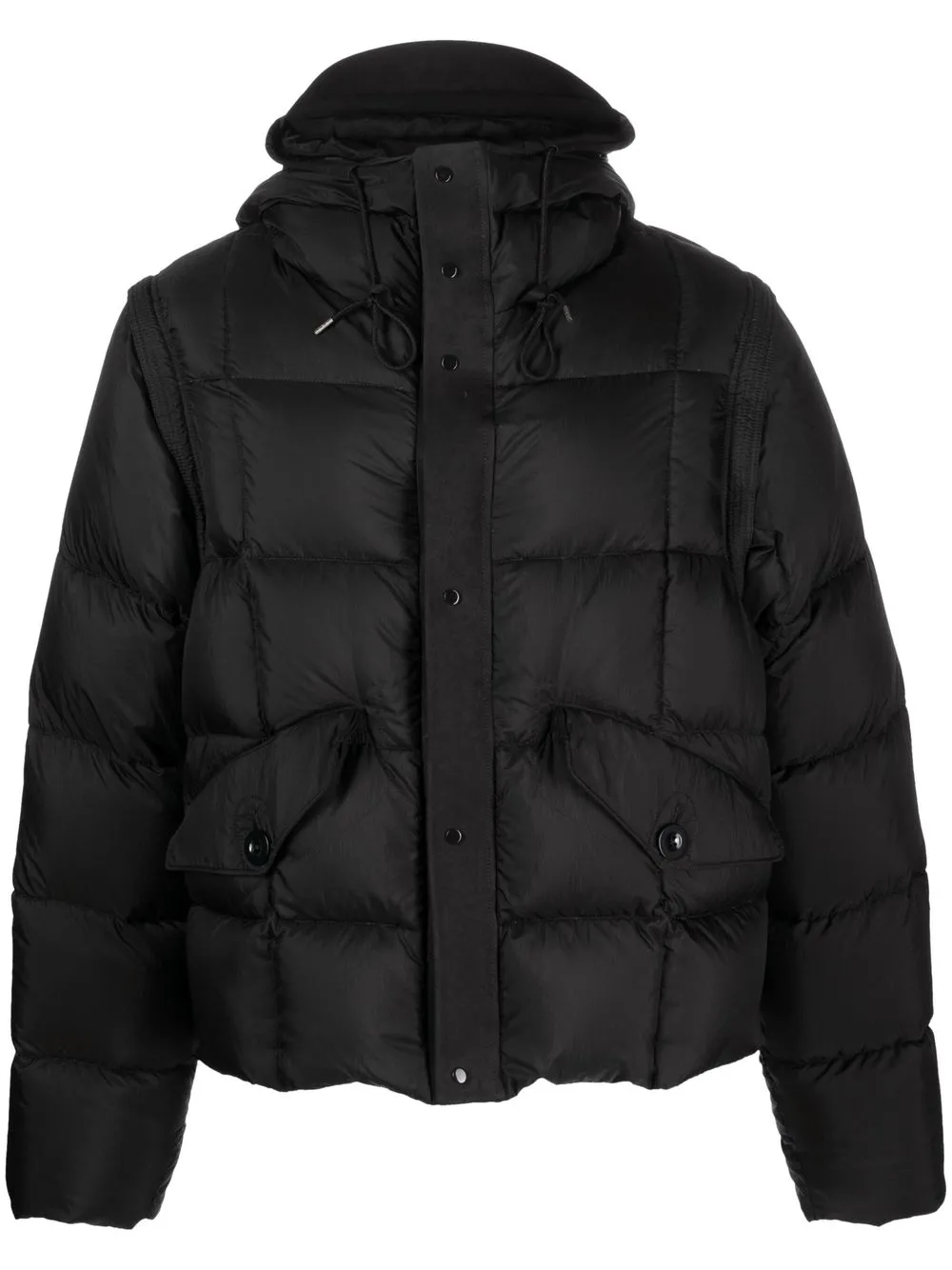 Пуховик с капюшоном TEN C, черный
Пуховик с капюшоном TEN C, черный