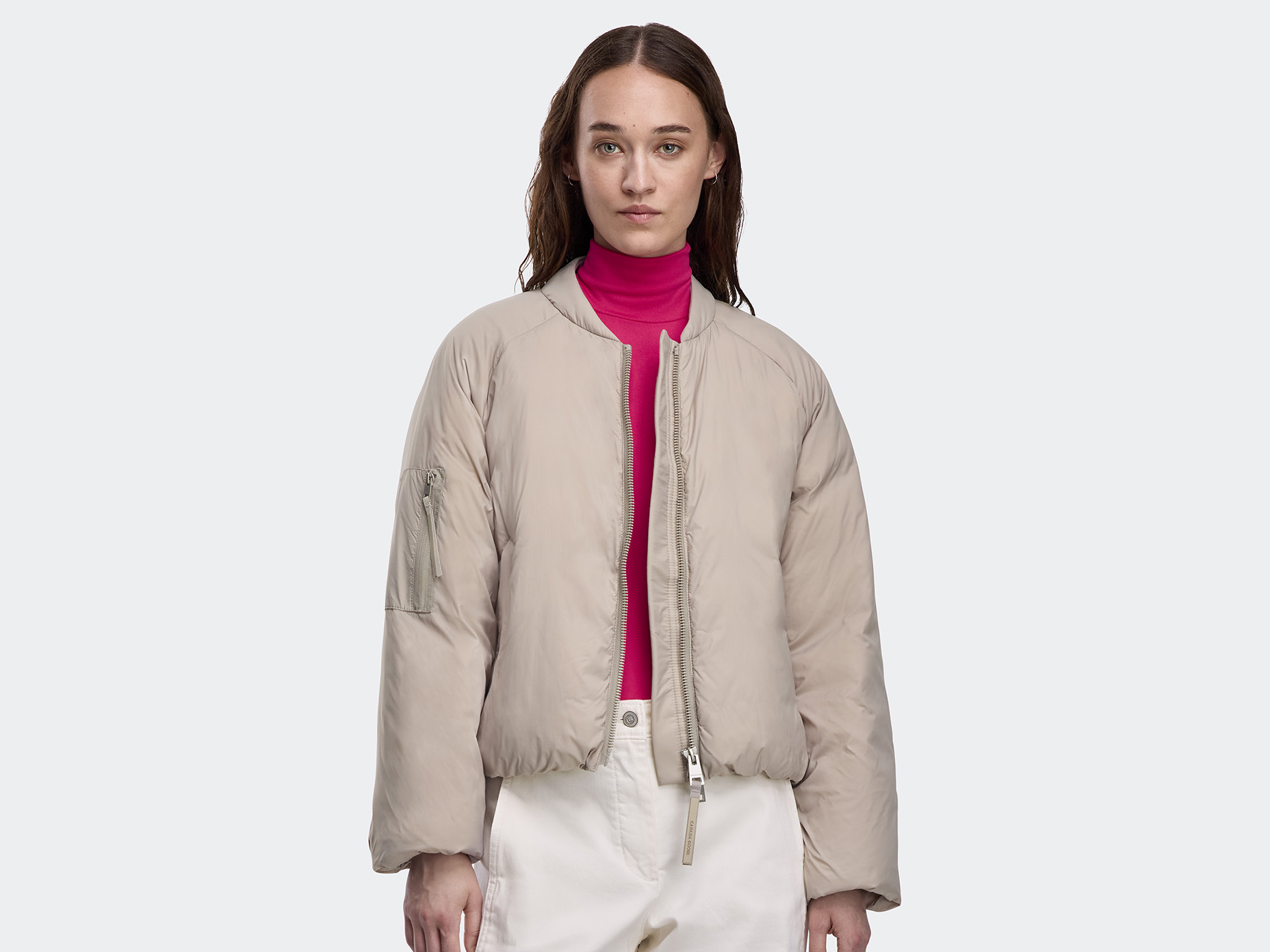Бомбер Canada Goose Elba, Limestone
Бомбер Canada Goose Elba, Limestone
