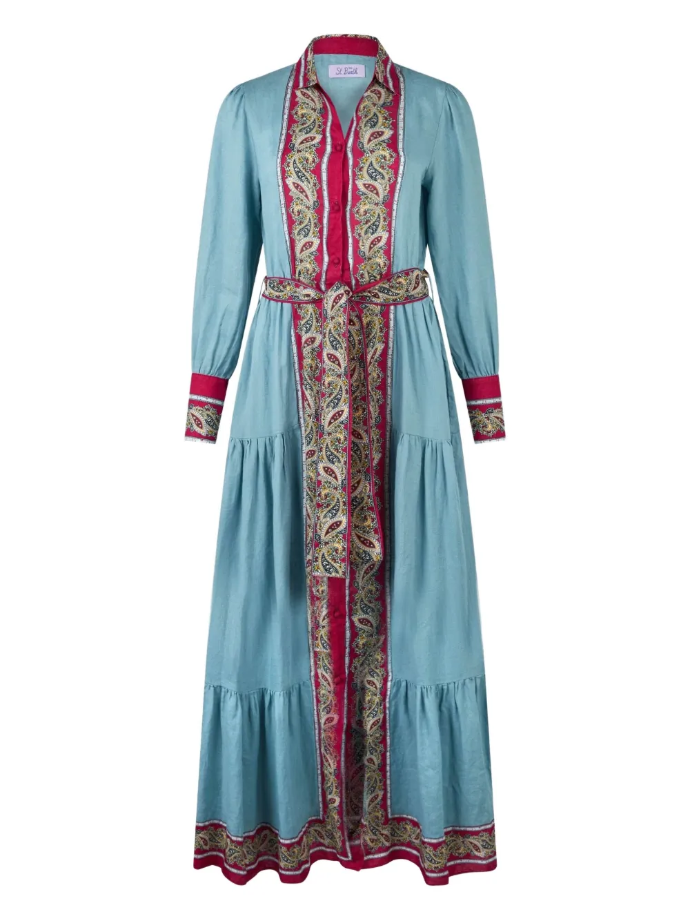 Платье с поясом и узором «пейсли» Mc2 Saint Barth, синий
Платье с поясом и узором «пейсли» Mc2 Saint Barth, синий
