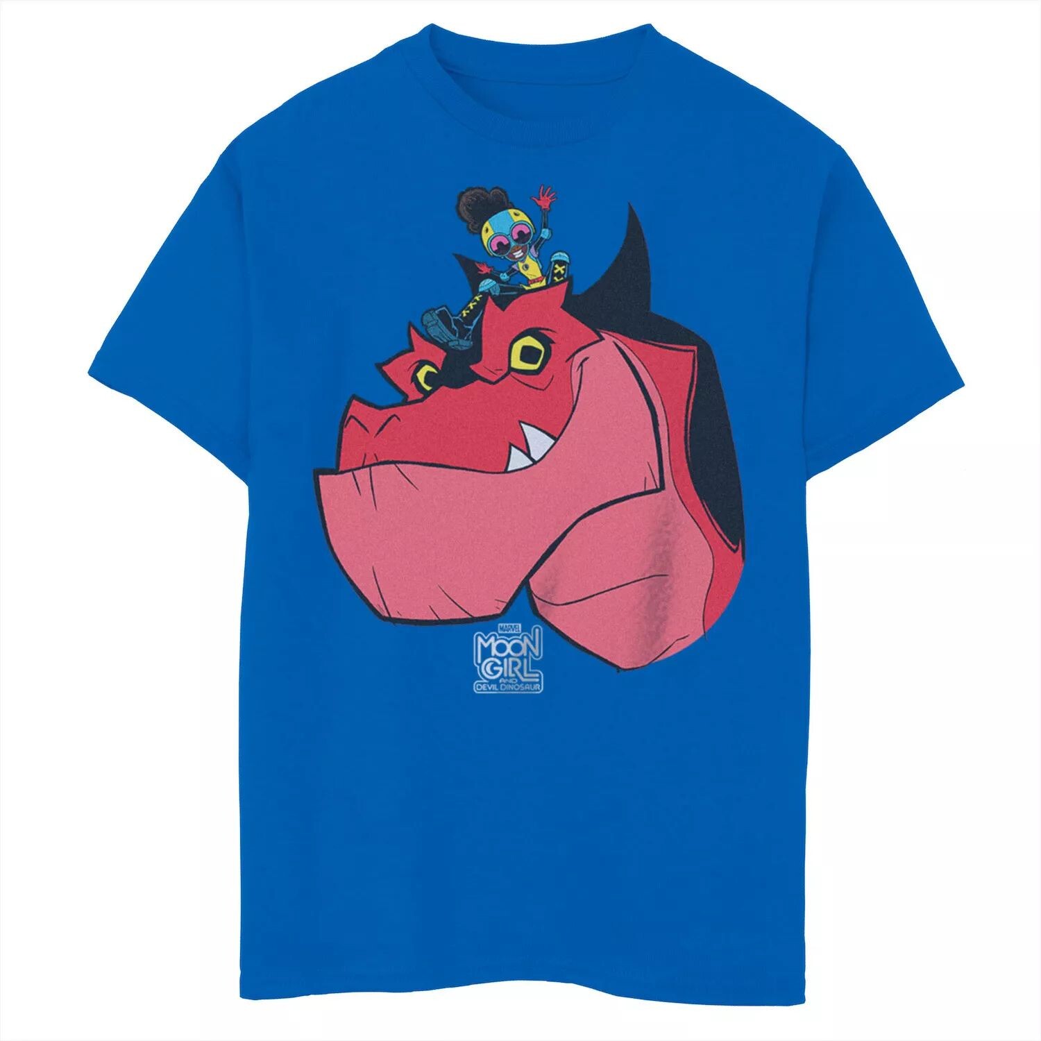 Футболка с рисунком «Marvel Moon Girl and Devil Ride Dinosaur Ride» для мальчиков 8–20 лет Marvel
Футболка с рисунком «Marvel Moon Girl and Devil Ride Dinosaur Ride» для мальчиков 8–20 лет Marvel