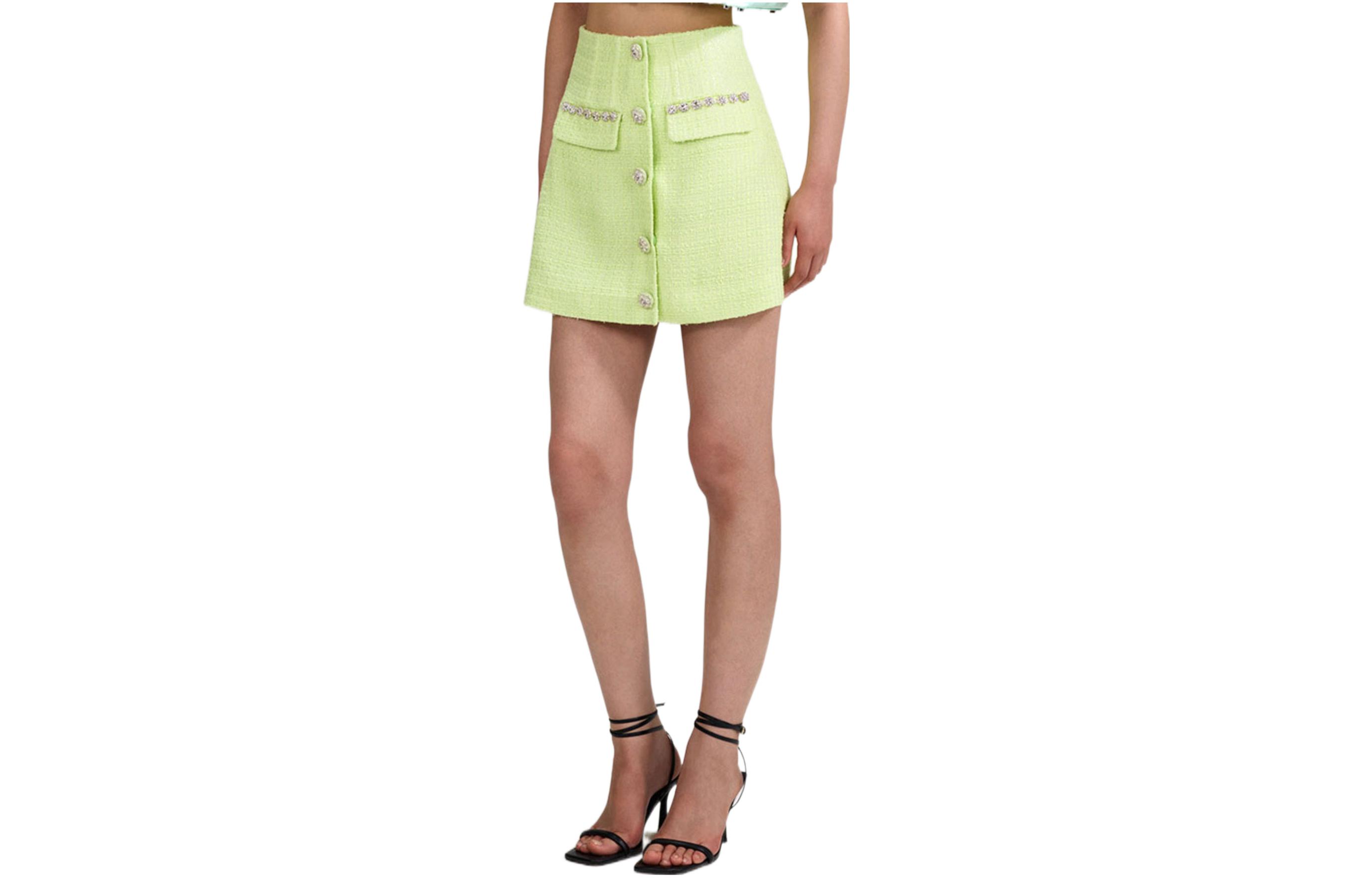 Self Portrait SS23 Короткая юбка Women's Self-portrait, Фруктовый зеленый
Self Portrait SS23 Короткая юбка Women's Self-portrait, Фруктовый зеленый