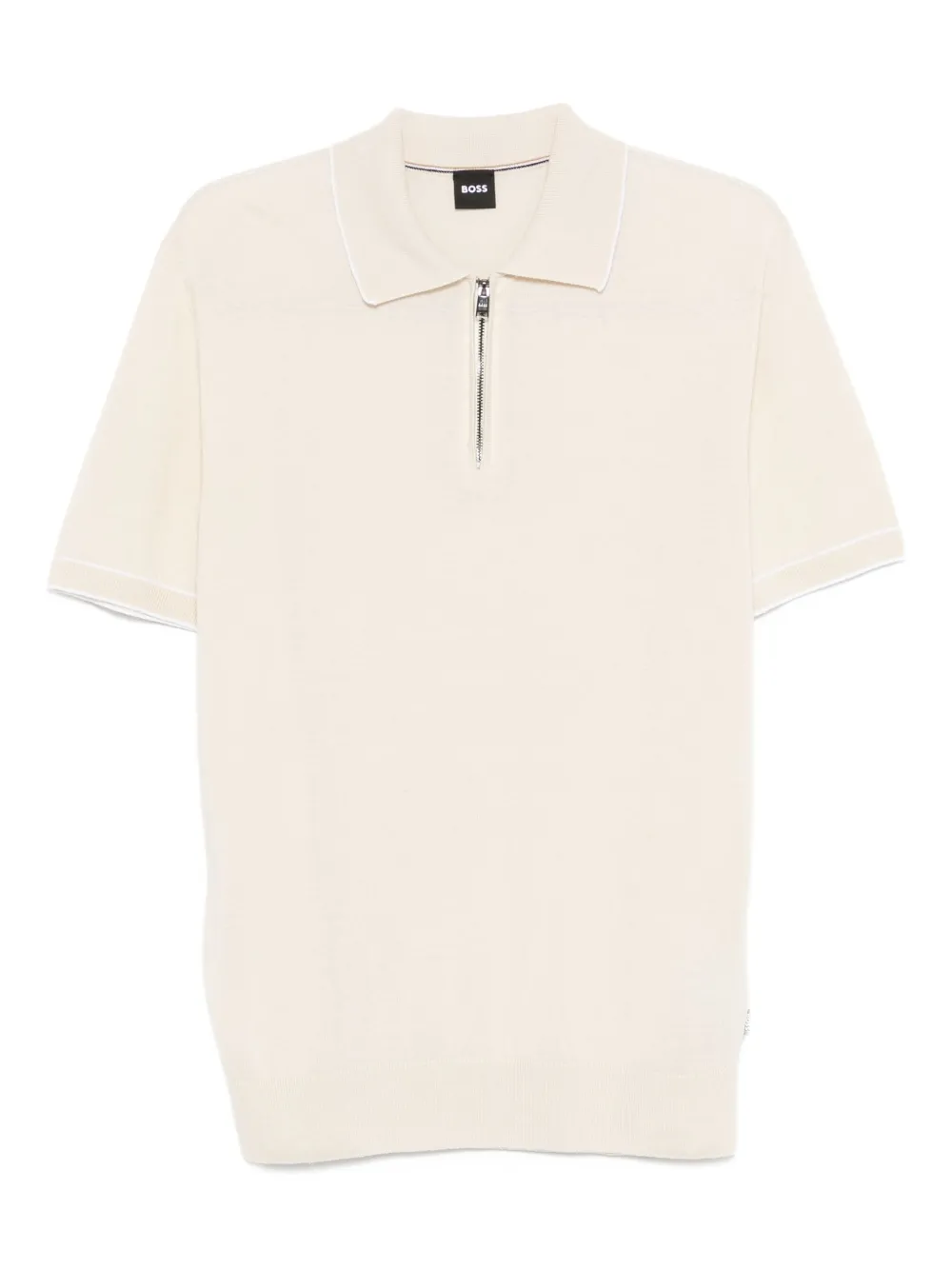 Рубашка поло с воротником на молнии BOSS, белый
Рубашка поло с воротником на молнии BOSS, белый