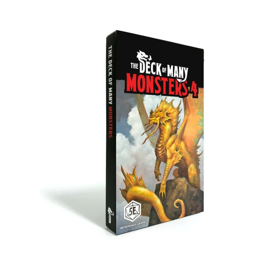 Бокс-сет Deck of Many Monsters 4, 5e Reference Cards 
Бокс-сет Deck of Many Monsters 4, 5e Reference Cards