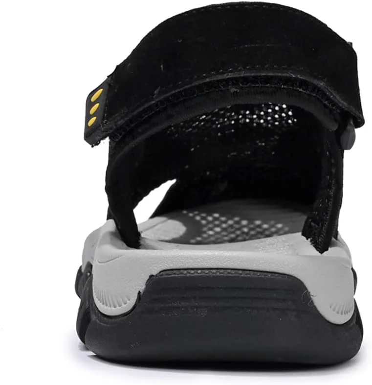 Мужские водные сандалии с закрытым носком для улицы, нескользящие и удобные для походов Abborora, черный
Мужские водные сандалии с закрытым носком для улицы, нескользящие и удобные для походов Abborora, черный