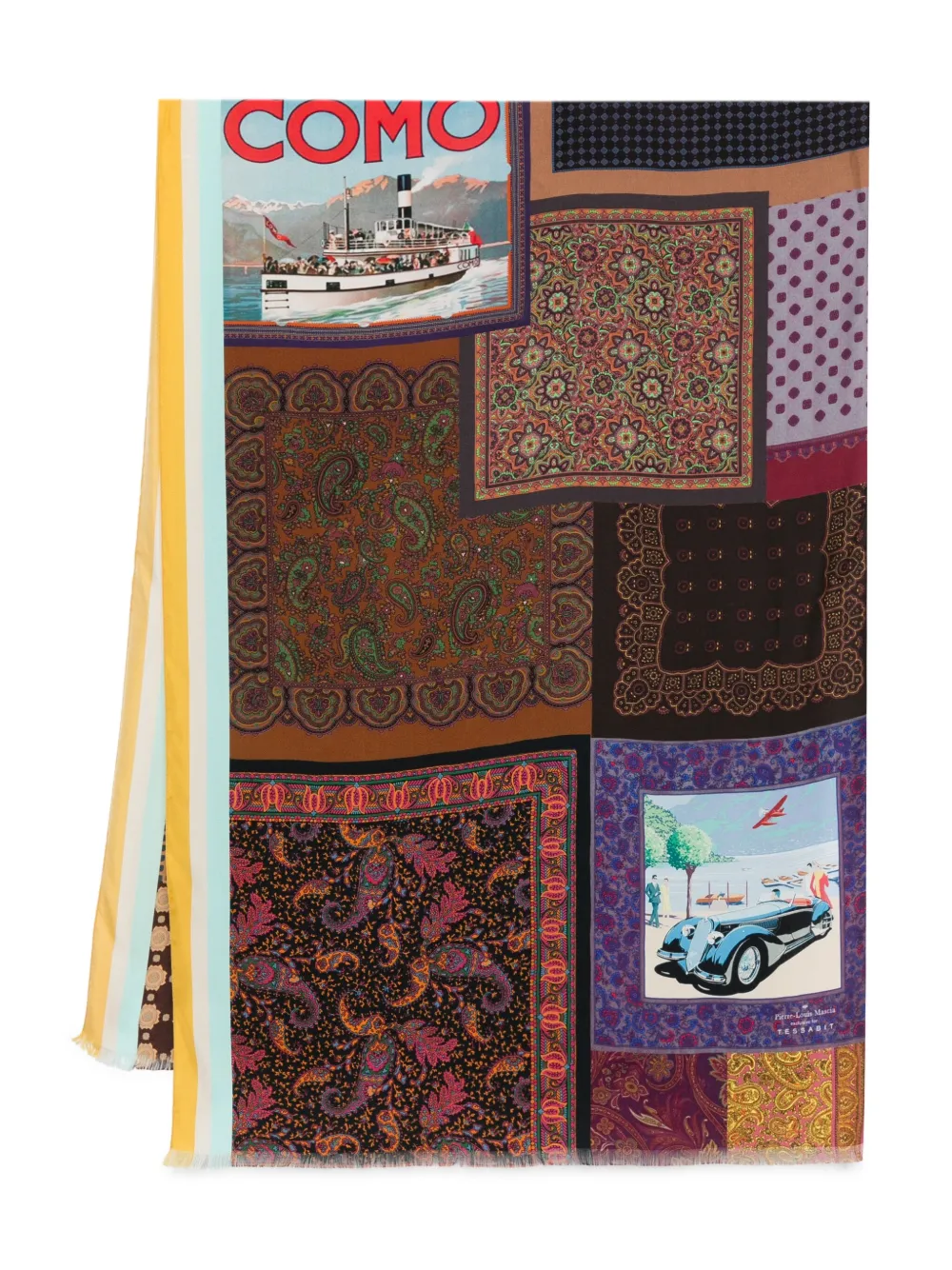 Шарф в технике пэчворк Pierre-Louis Mascia, коричневый
Шарф в технике пэчворк Pierre-Louis Mascia, коричневый