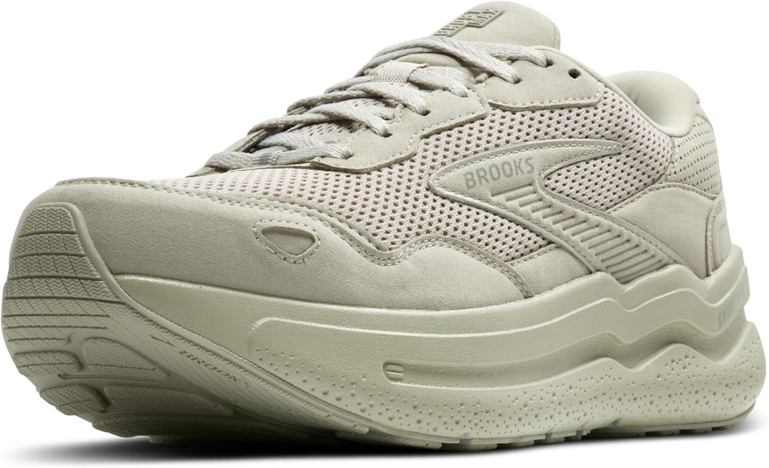 Мужские кроссовки Brooks Ghost Max из замши и кожи нейтральной модели для бега и ходьбы, Stone/Oak
Мужские кроссовки Brooks Ghost Max из замши и кожи нейтральной модели для бега и ходьбы, Stone/Oak