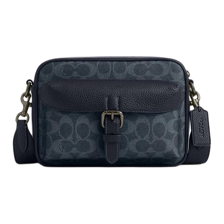 COACH Кожаный рюкзак через плечо малого размера мужской темно-синий
COACH Кожаный рюкзак через плечо малого размера мужской темно-синий